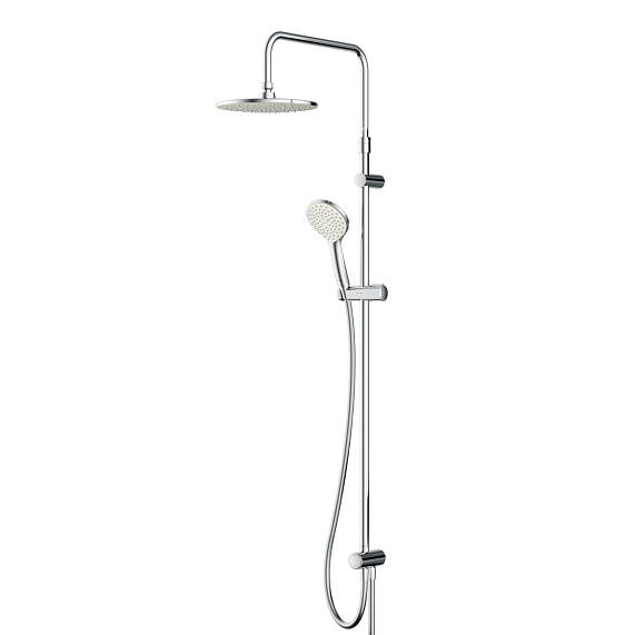 Душевая система AM.PM Gem F0790000 стойка с тропическим душем, хром-10