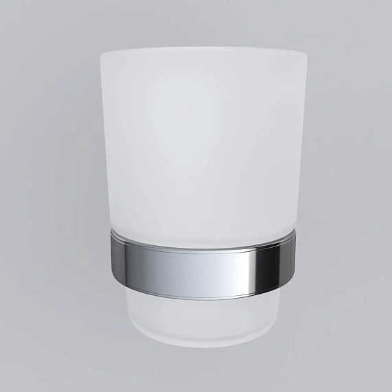 Стакан для зубных щеток настенный AM.PM Sense L A7434300 стеклянный, хром-3