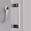 Душевая кабина 90x90 AM.PM Above W9XC-403-9090MT профиль серебристый, низкий поддон