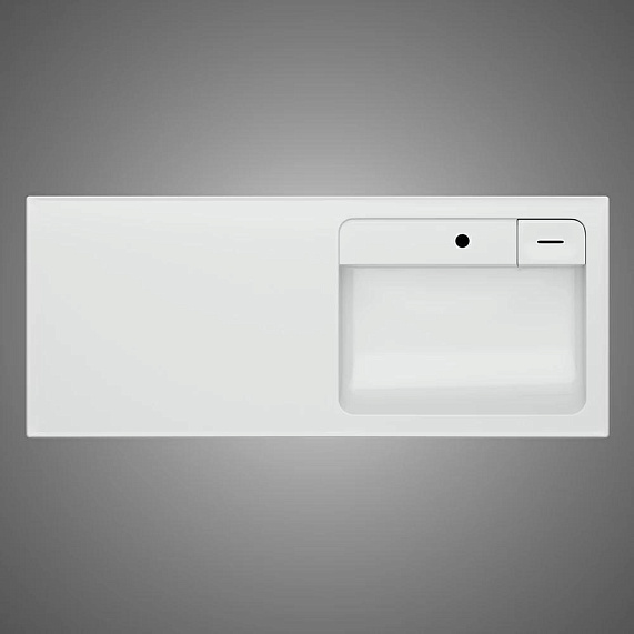 Тумба с раковиной 120 AM.PM X-Joy M85AFSX0602WG для стиральной машины правая белый глянец-2