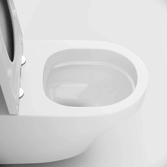 Унитаз подвесной AM.PM Inspire C501700WH безободковый c сиденьем микролифт C907851WP, белый-5