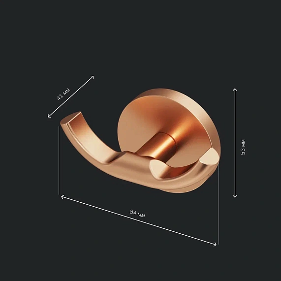 Набор аксессуаров AM.PM X-Joy розовое золото (крючок, кольцо, держатель туалетной бумаги)-3