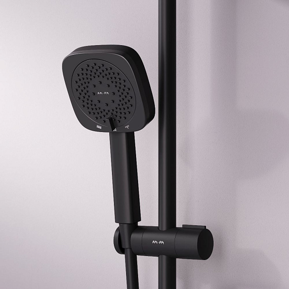 Лейка для душа AM.PM Above W F029W022 черная-1