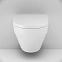 Унитаз подвесной AM.PM Inspire C501700WH безободковый c сиденьем микролифт C907851WP, белый