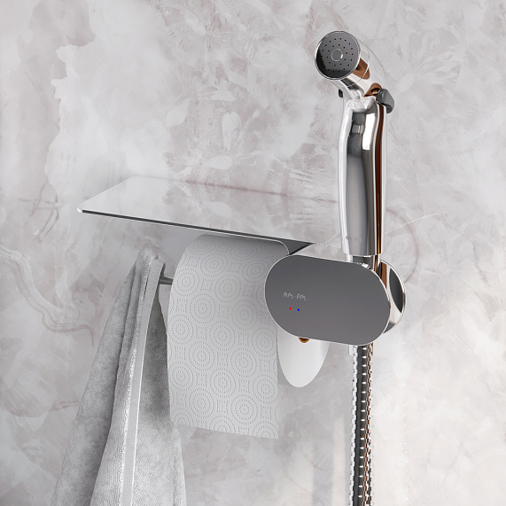 Комплект подвесной унитаз AM.PM Inspire 2.0 CK50C1704W с гигиеническим душем-3