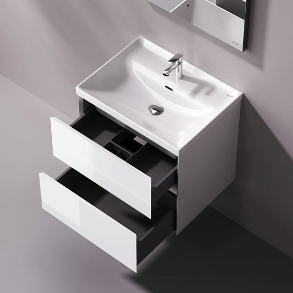 Тумба с раковиной 60 AM.PM Above M9X-FHX0602WG-WCC0600WG подвесная белая глянцевая-2